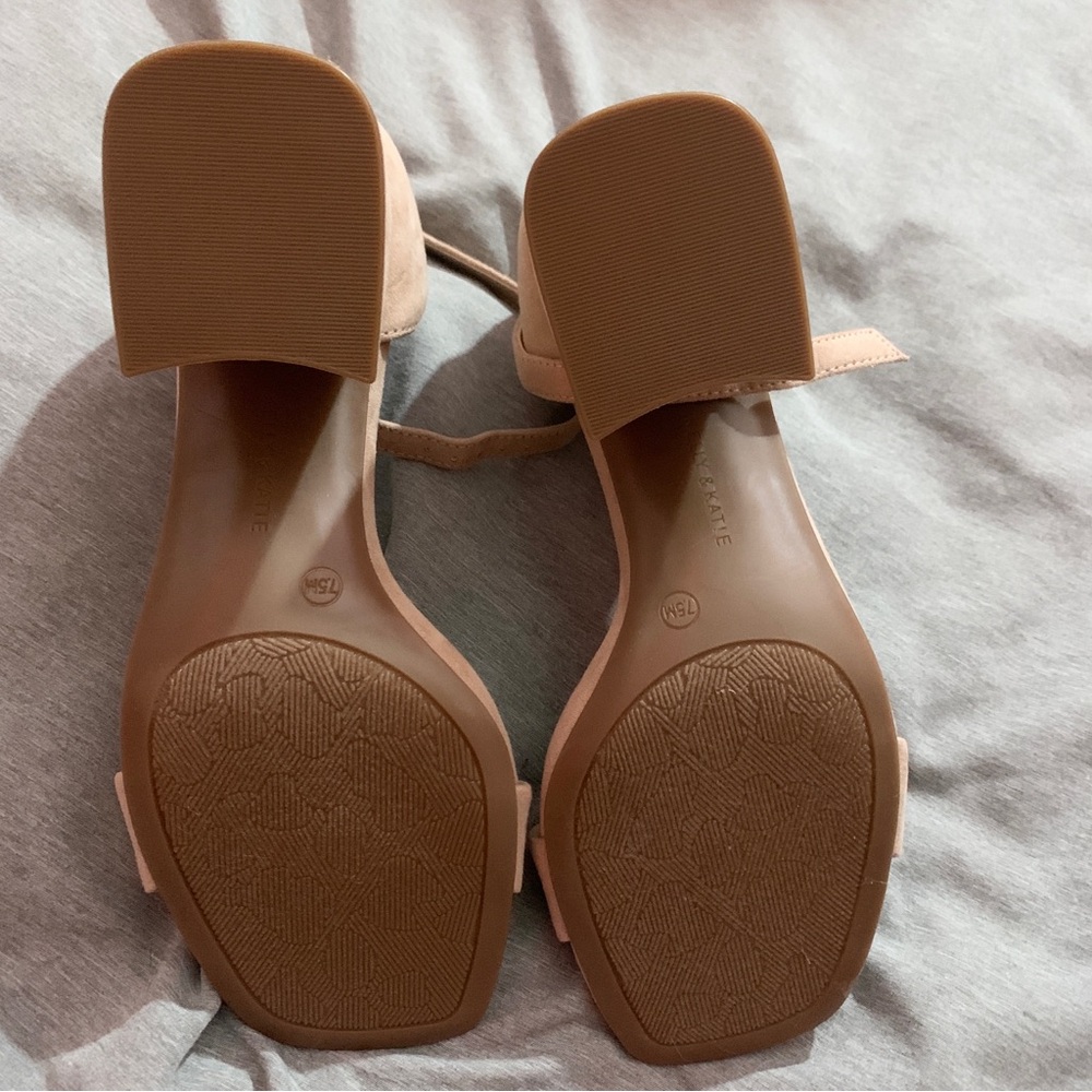 Kelly & Katie Nude Heeled Sandals - Picture 4 of 4